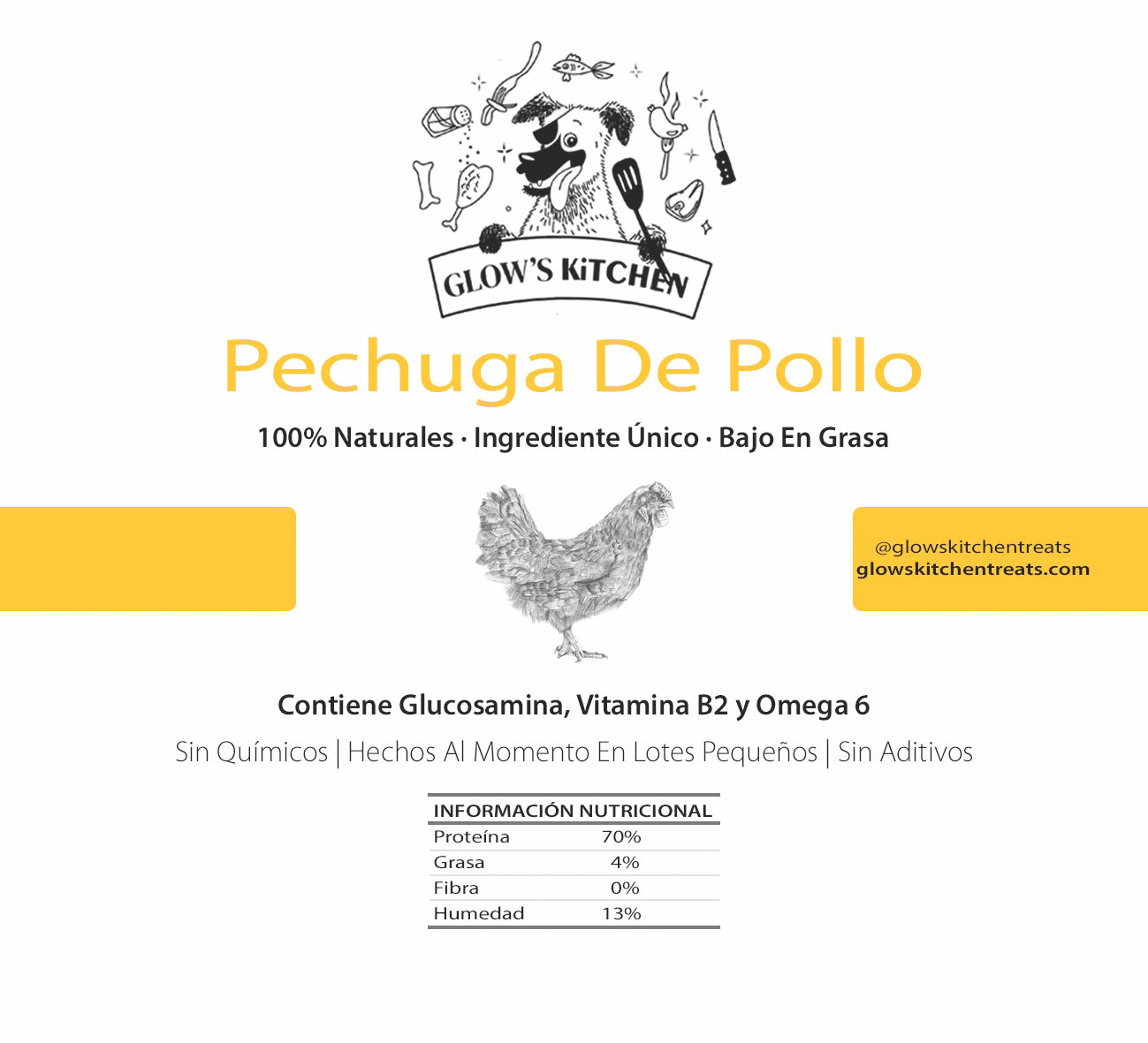 Pechuga De Pollo Deshidratada 120 gramos